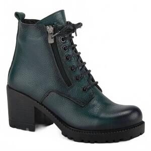 NEW SPRING STEP SHOES women's yaritza heel bootie in dark green